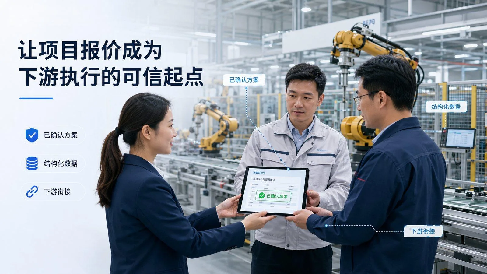 项目报价成为下游执行的可信起点