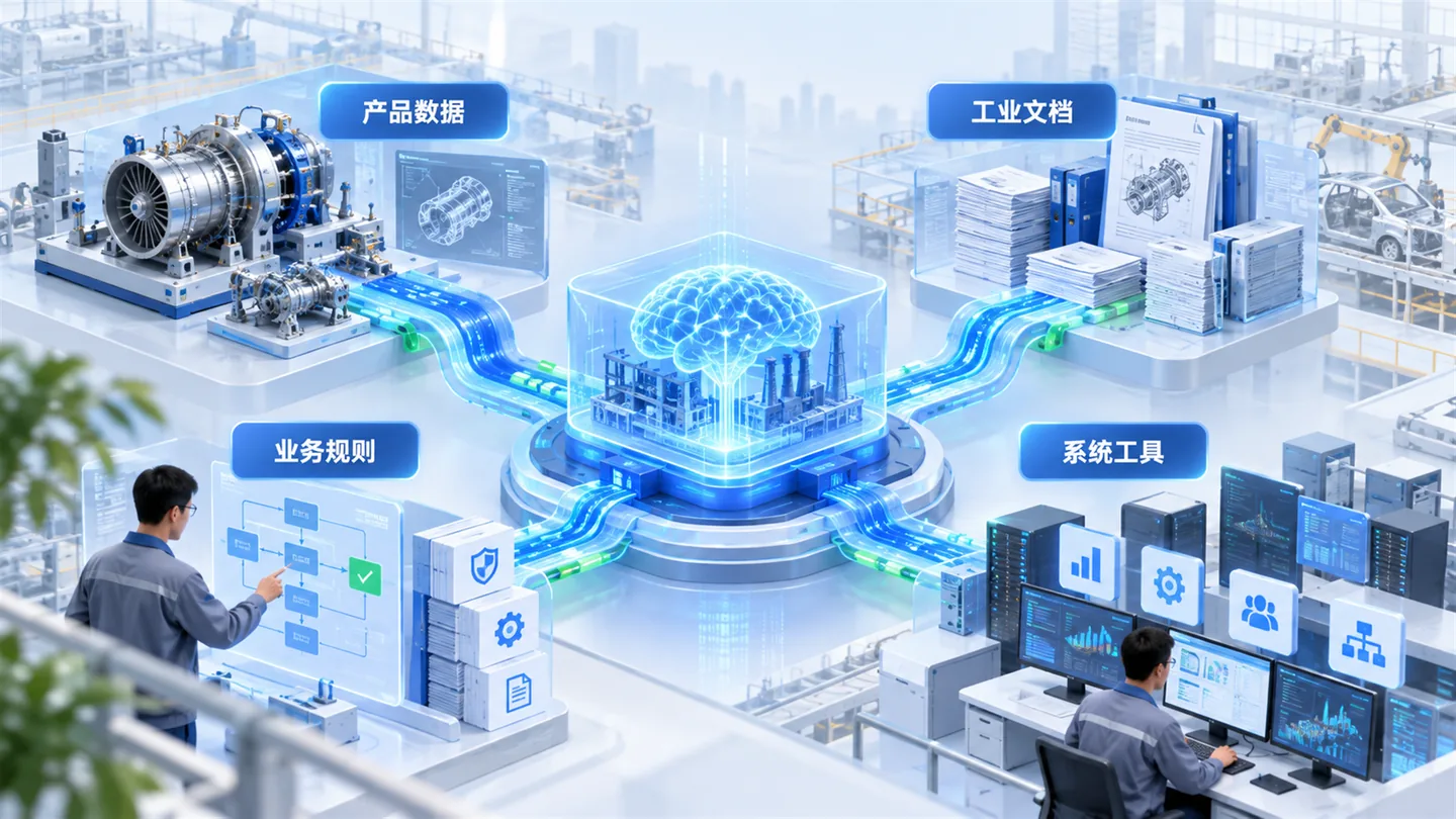 工业垂类大模型 · 首屏总览界面
