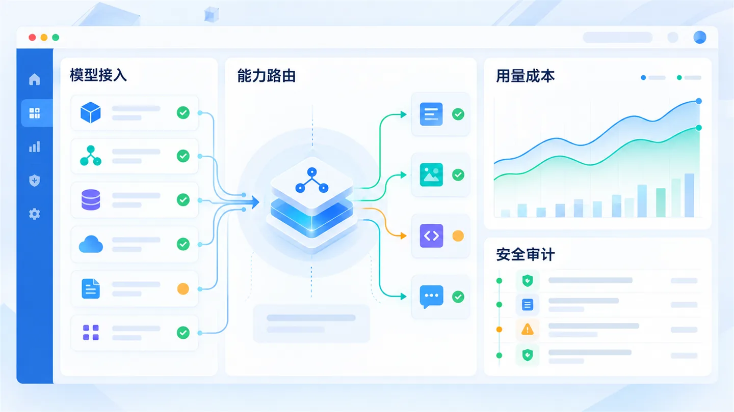 工业垂类大模型 · 接入与治理界面