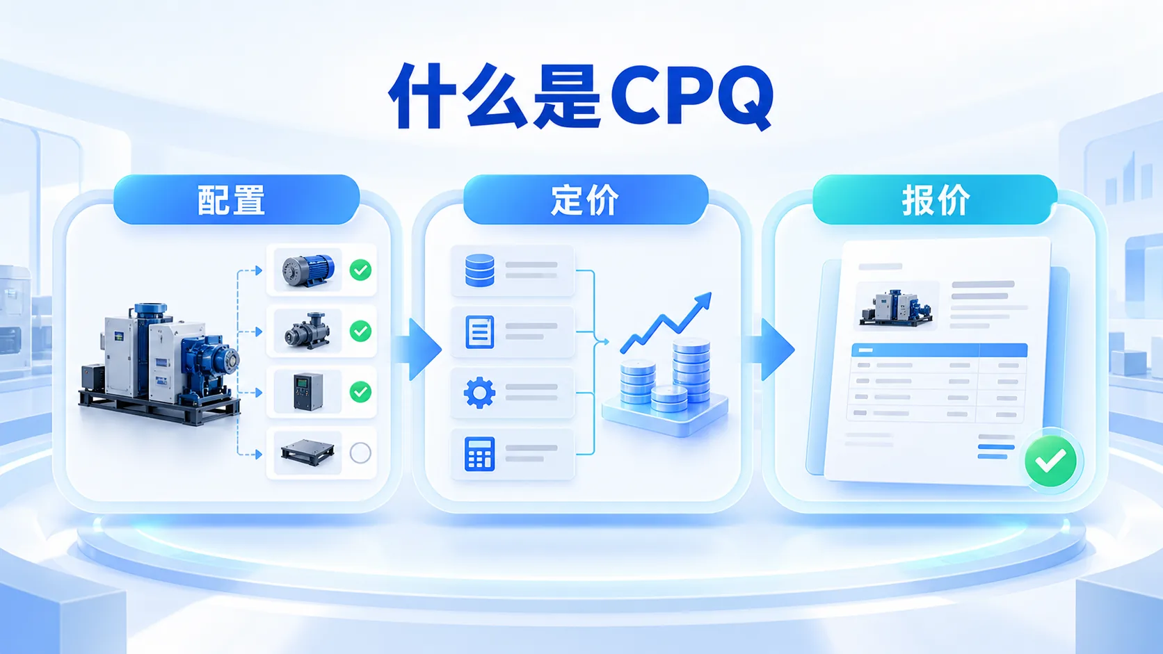 什么是CPQ · 配置、定价、报价三段定义