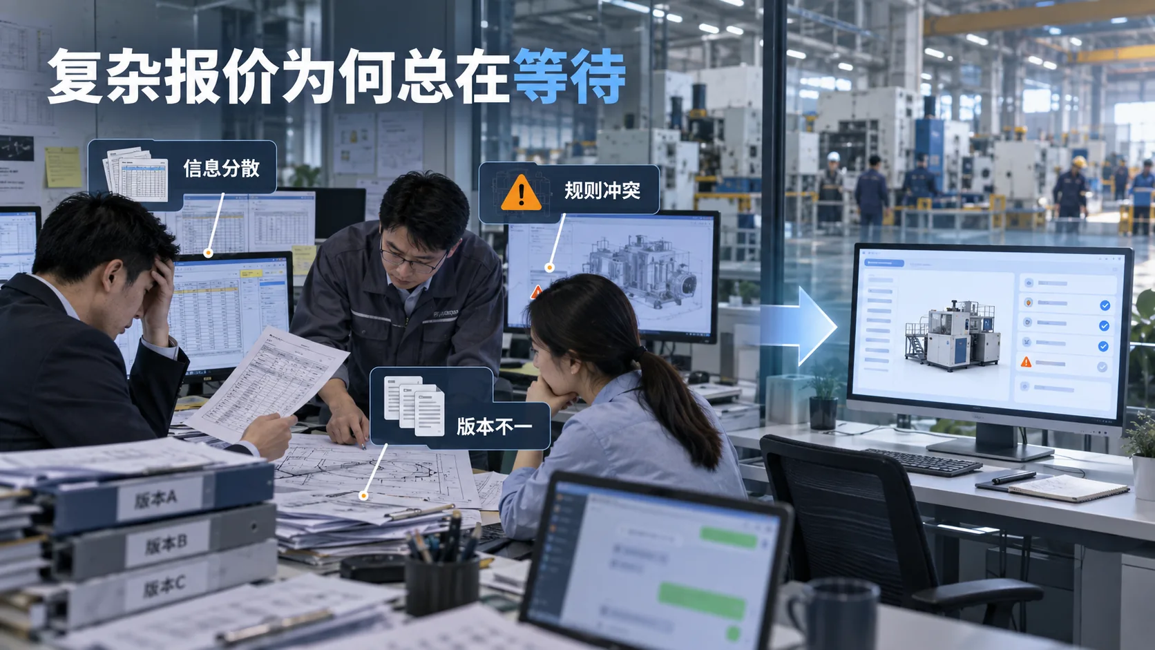 复杂报价为什么难 · 传统报价堵点