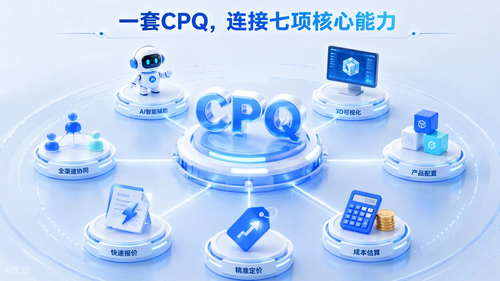 一套CPQ连接七项核心能力