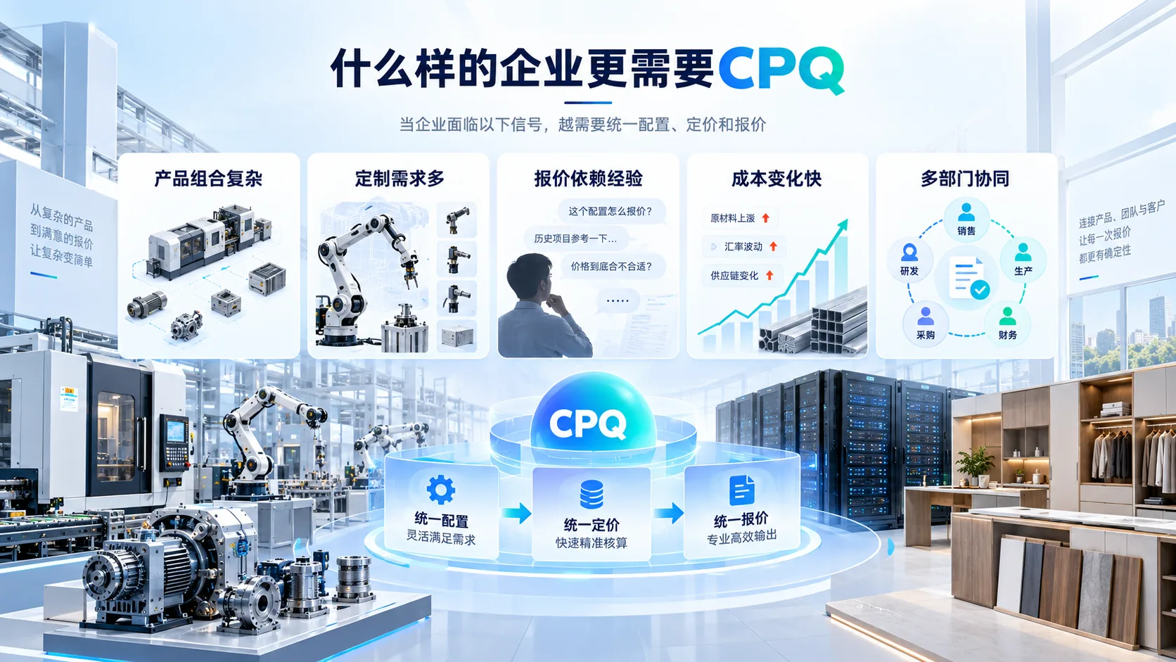 什么样的企业更需要CPQ · 五类识别信号