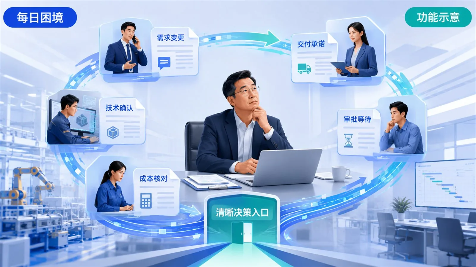 企业高管层 每天面对的挑战