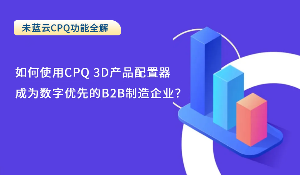 如何使用CPQ 3D产品配置器成为数字优先的B2B制造企业？